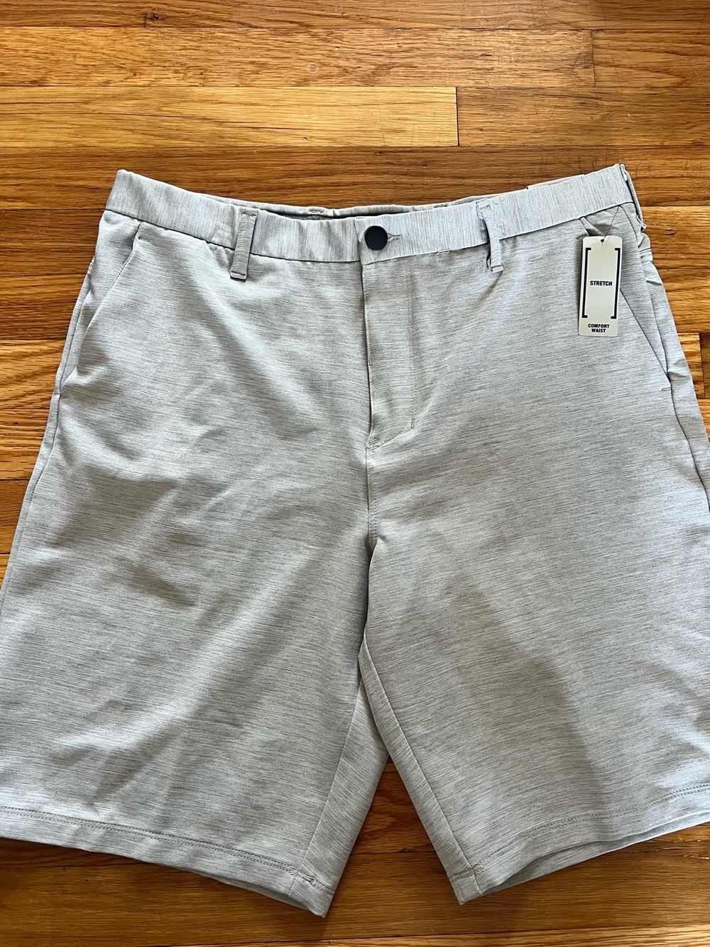 George Men's Casual Stretch Walking Shorts - Light Taupe size 36 NWT